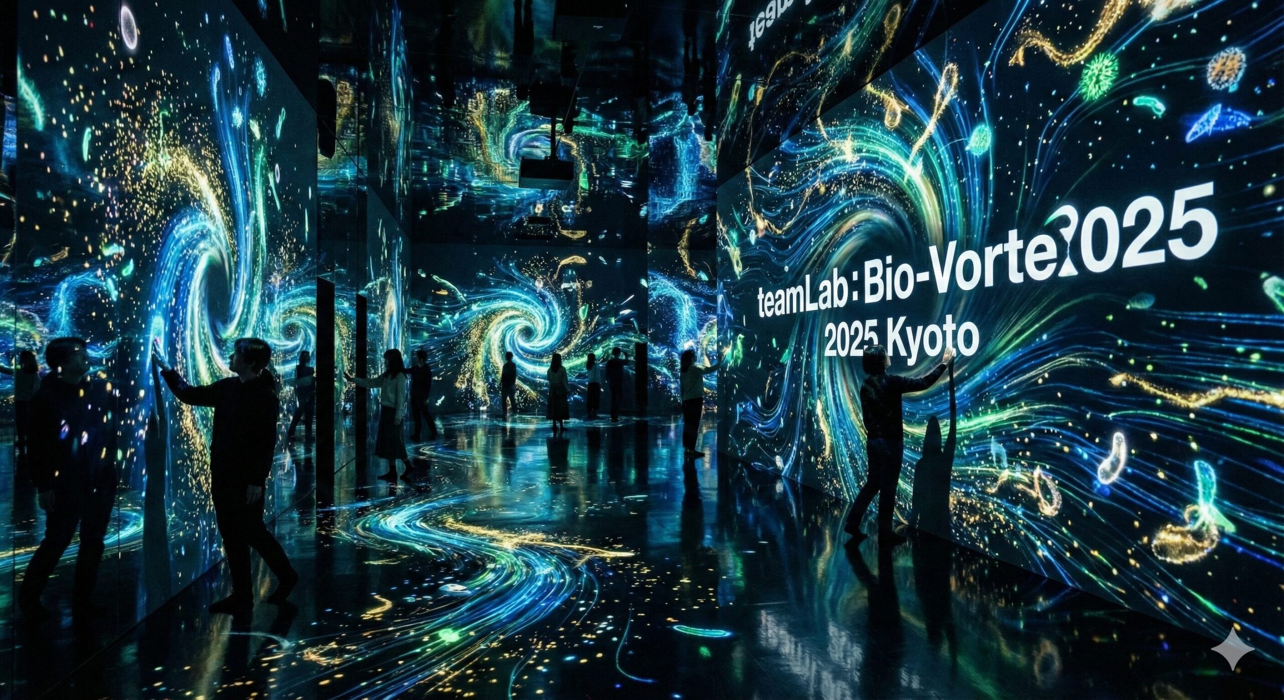 2025年に京都にオープンするチームラボ・バイオヴォルテックスのような没入型デジタルアート体験