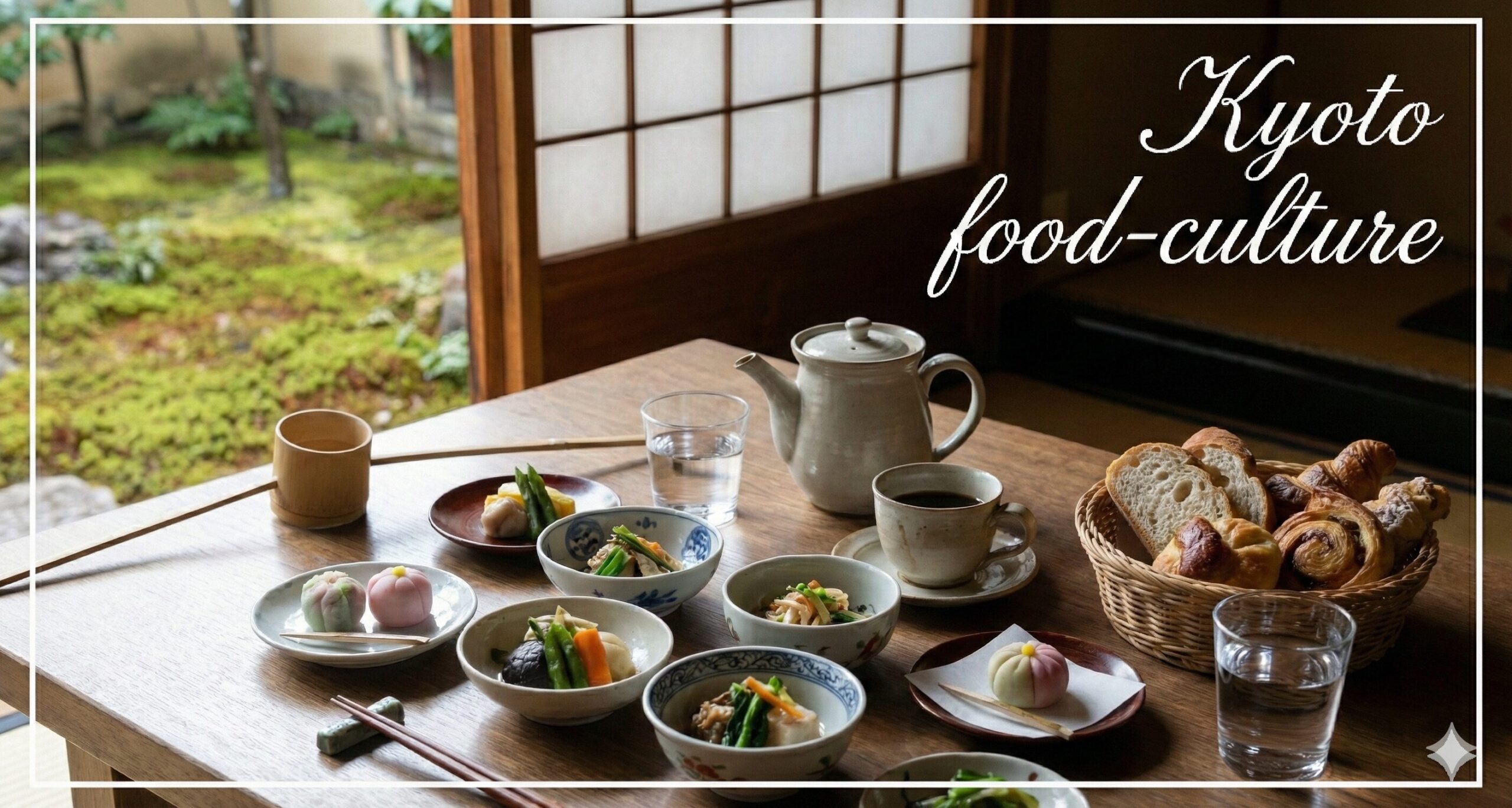 おばんざいのような家庭料理、季節を映す和菓子、地下水に支えられた喫茶文化、そして意外なパン文化