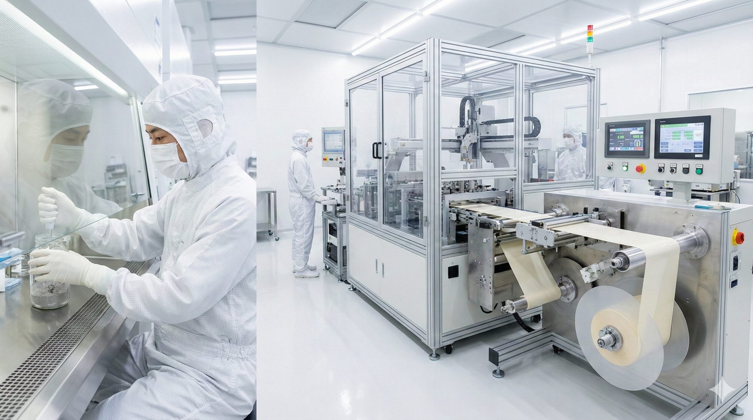 村田製作所の垂直統合モデルのイメージ。素材開発から製造装置まで内製し、高品質と供給力を両立する投資魅力を表現