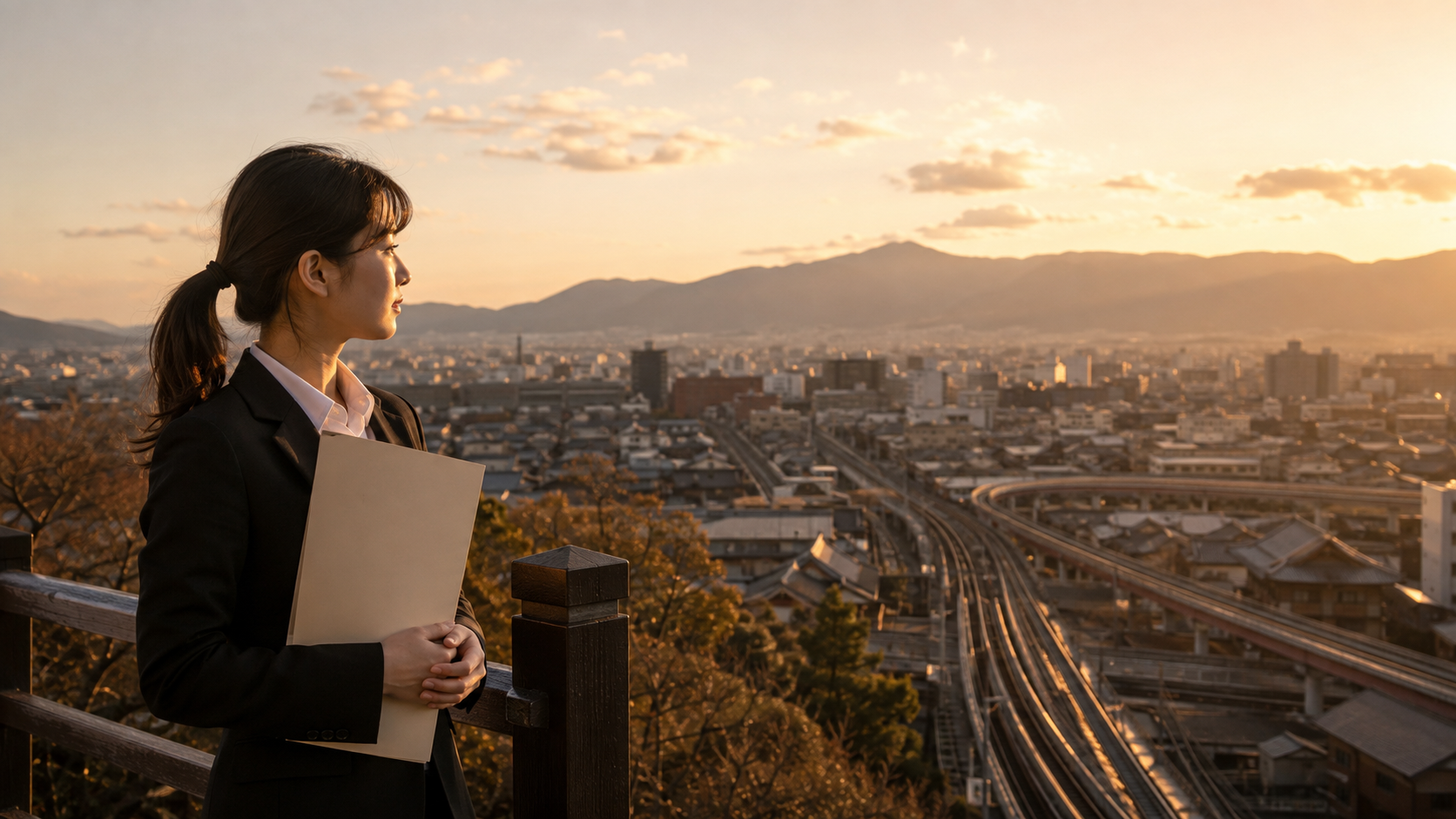 京都企業の勤務地と進路を考える日本人就活生
