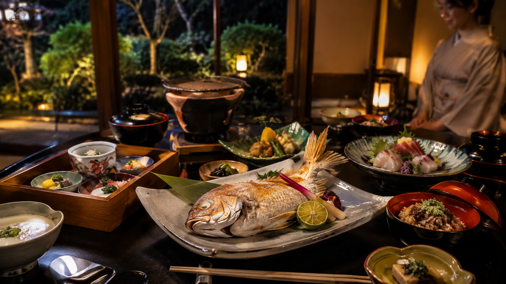 山ばな 平八茶屋のぐじ若狭焼を中心とした若狭懐石
