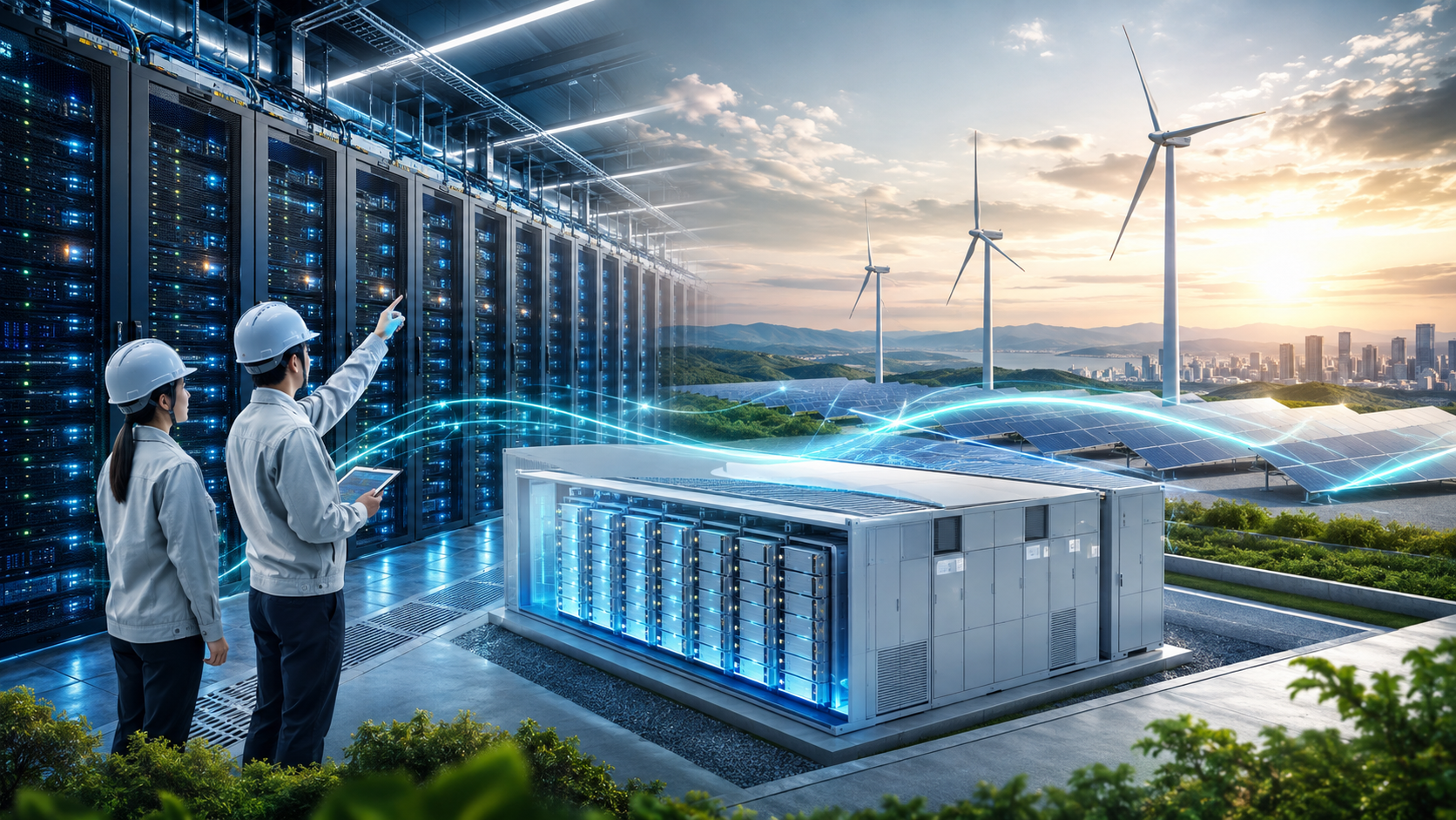 AIデータセンターと再生可能エネルギーを支えるGSユアサのESS蓄電システム