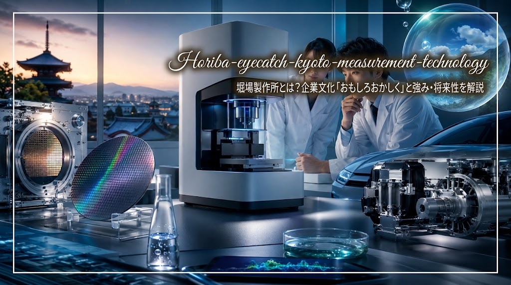 堀場製作所の企業文化と分析計測技術を表す京都の先端研究室イメージ