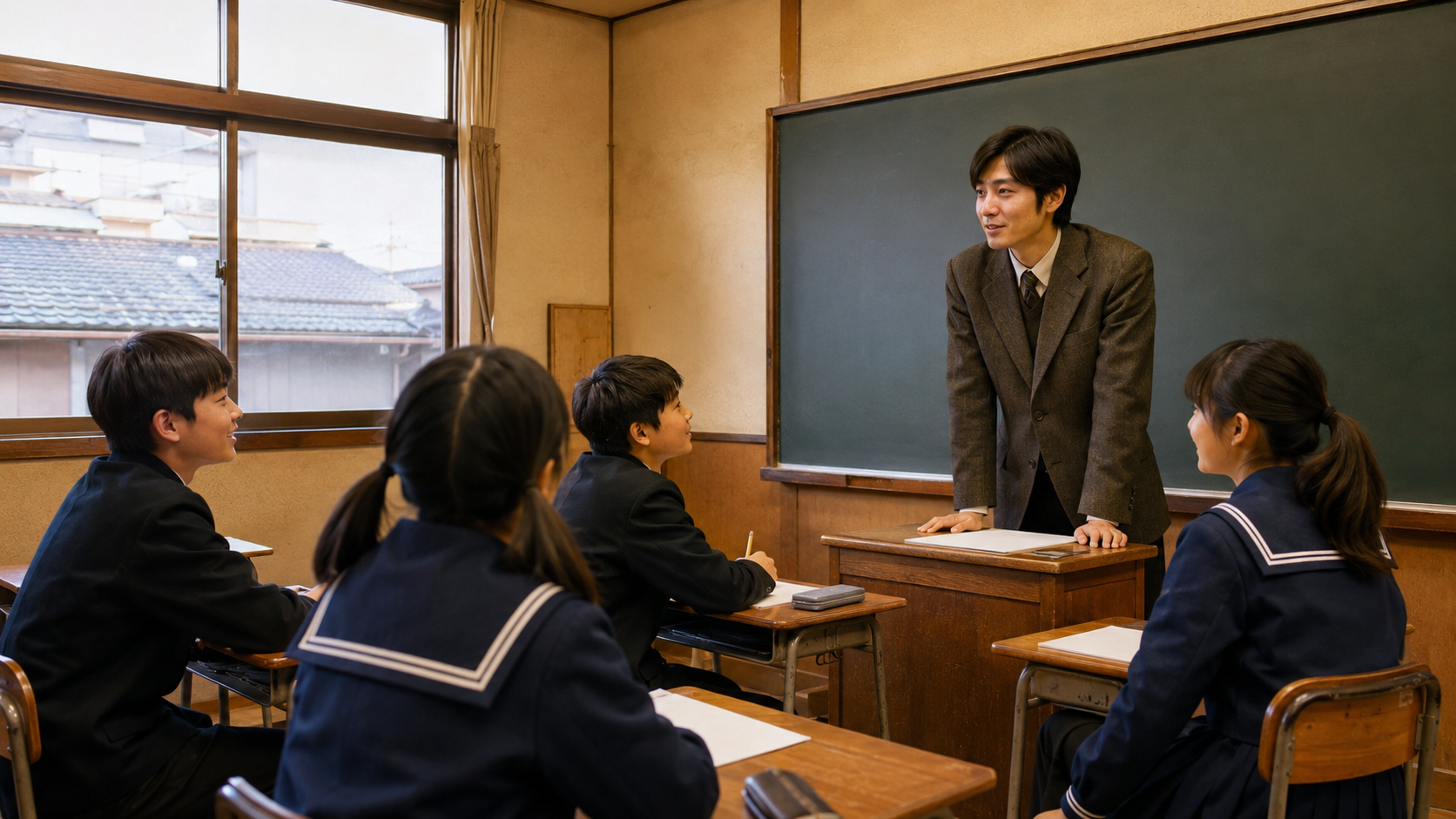 生徒一人ひとりに寄り添って指導する京進の日本人教師