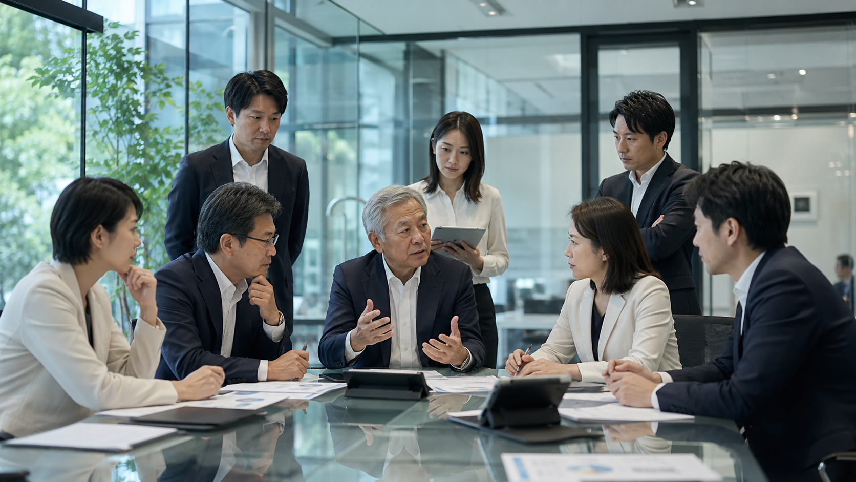企業文化とガバナンス改革を進めるニデックをイメージした経営陣と社員の対話