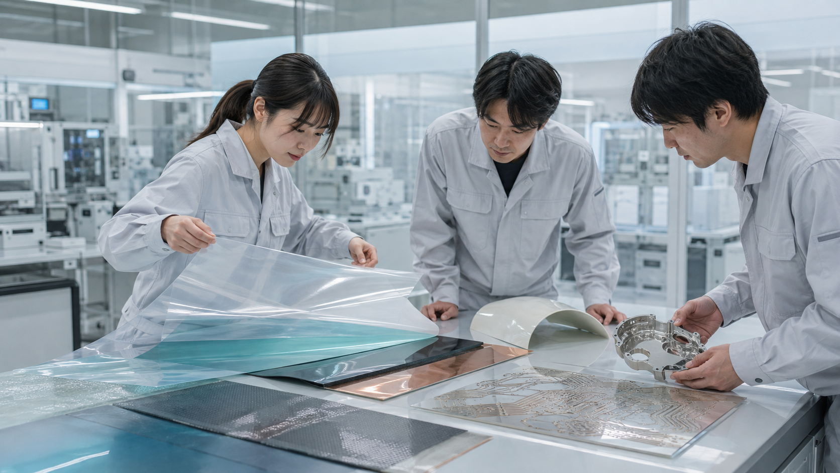 NISSHAのコア技術を活用した機能性フィルムと精密部品の研究開発