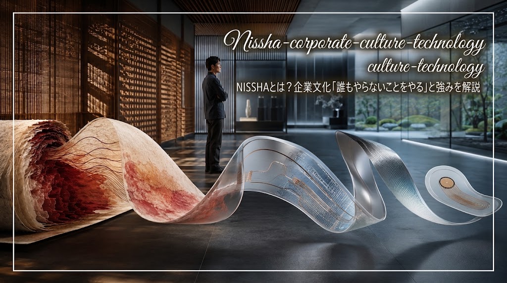 印刷技術から電子部品や医療分野へ発展したNISSHAの企業文化